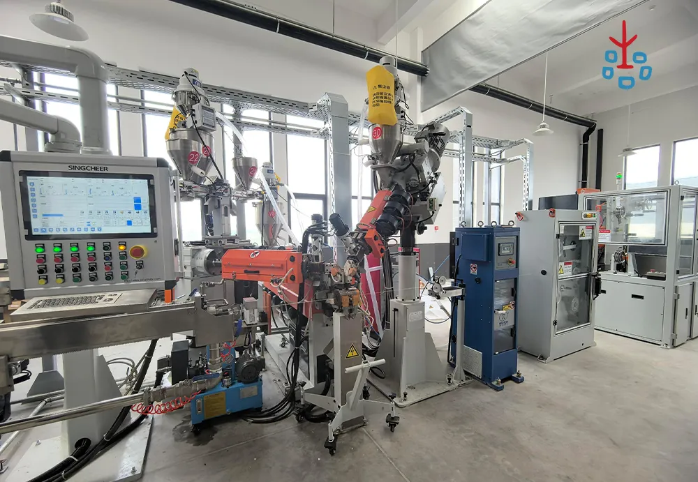 低烟无卤阻燃布电线出胶量直逼PVC，生产速度最高1200m/min!