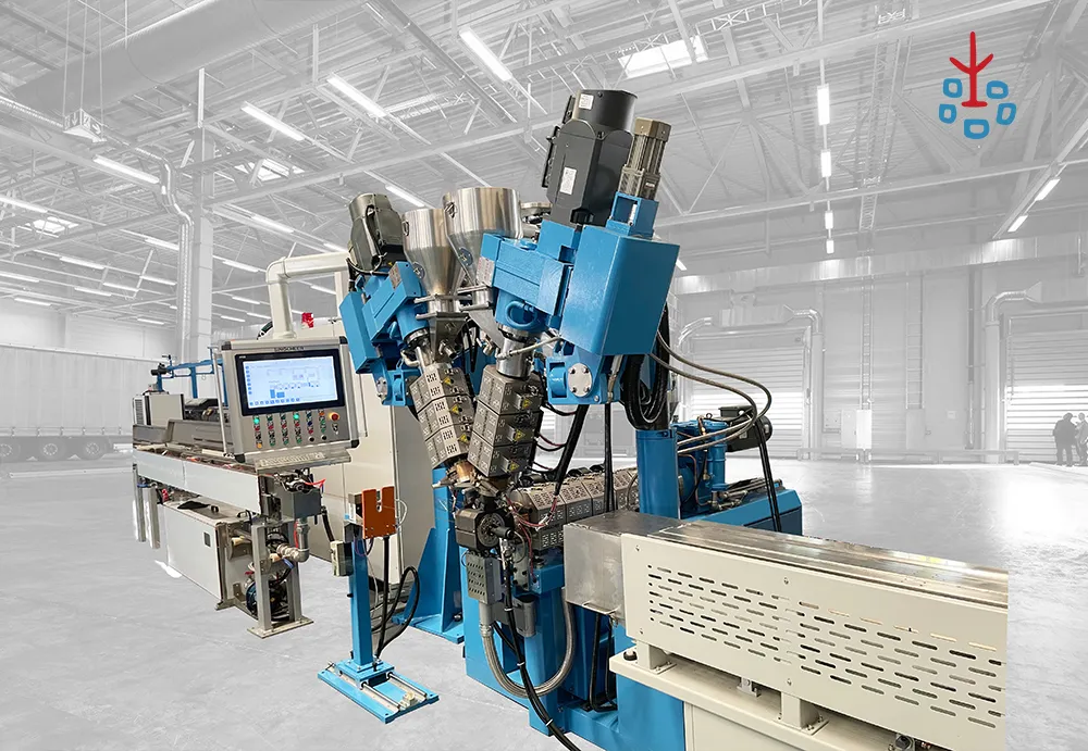 “448G High-Speed Copper Cable” Fluoroplastic Physical Foaming Extrusion Production Line: A Double Breakthrough in Performance and Cost!